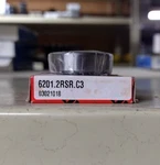 Fag 6201.2RSR.C3 Single Row Deep Groove Ball Bearing Rubber Seal, 12MMX32MMX10MM. Fixed Price $9.50.