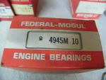Federal Mogul 4945M-10 Main Bearing Set 1975-1977 Chevy Olds Pontiac 140 Nors. Fixed Price $32.95.