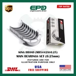 MB5442SI-0.25 King Crankshaft Main Bearing Set For Jaguar Range Rover 204PT 2.0L. Fixed Price $74.99.