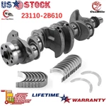 Crankshaft 23110-2B610 & Main Connecting Rod Bearing Kit For 2010-2016 Veloster. Fixed Price $129.95.