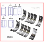 Enginetech Main Bearings BC102J.50; 0.500 Mm. Fixed Price $76.60.