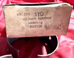 Austin Healey, Pair Only, Engine Main Bearings, Vandervell VP771-STD, 1/2 Set. Fixed Price $165.00.