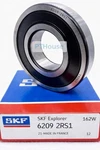 6209 2RS1 Skf Deep Groove Ball Bearing -made France 45X85X19. Fixed Price $17.90.