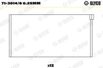 Glyco 71-3014/6 0.25 Mm Connecting Rod Bearing For Porsche. Fixed Price $111.92.