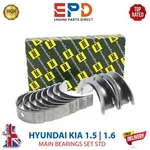 Hyundai Kia D4FA 1.5 1.6 Crdi Diesel Main Crankshaft Bearings Std Cerato New. Fixed Price $67.52.