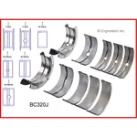 Enginetech Main Bearings BC320J020; 0.020 In.. Fixed Price $52.50.