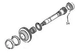 Gm Transmission Main Shaft Bearing Part Number: 94249619.. Fixed Price $62.96.