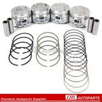 For Jdm Honda Zc P29 Acura Integra 1.6L Engine .020" Over Pistons+ring Set D16A1. Fixed Price $62.99.