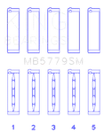 King Engine Bearings MB5779SM. Fixed Price $87.80.