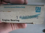 New Nos Gm Engine Bearing Rod 3876091 Chevrolet 1965-1967 Pcs.. Fixed Price $23.74.
