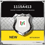 Genuine 2008-2012 Mitsubishi Galant Engine Connecting Rod Bearing 1115A413. Fixed Price $35.49.