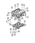 Genuine Mopar Hex Flange Head Bolt Mounting 68147092AA. Fixed Price $10.35.