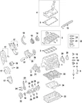 Genuine Volkswagen Engine Crankshaft Main Bearing 06B-105-591-001. Fixed Price $34.57.