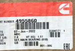 Cummins 4955860 Main Bearing (.010) Set Genuine Oem. Fixed Price $899.99.