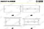 Crankshaft Bearing Glyco H023/7 0.25MM. Fixed Price $95.82.