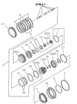 Genuine Honda Washer Thrust 8-96014-390-0. Fixed Price $10.73.