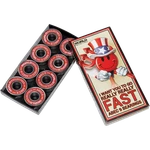 World Industries Abec 9 Want You Skateboard Bearings Set Of 8 Silver / Red. Fixed Price $34.00.