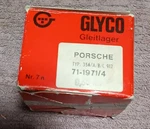 356 & 912 Porsche Glyco .020 Rod Bearing Set. Surplus Inventory. Fixed Price $85.00.