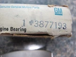 Nos Gm Engine Bearing Part # 3877193 Brand New. Fixed Price $7.99.