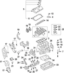 Genuine Volkswagen Bearing 038-105-701-A-007. Fixed Price $19.84.