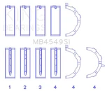 King Engine MB4549SI Crankshaft Main Set Fits Ford Ecobo. Fixed Price $76.23.