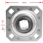FD211RM 1-1/2" Harrow Flange Disc Bearing Unit Square Bore Fits DHU1-1/2S-211. Fixed Price $825.99.