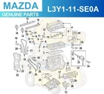 2003-10 Mazda 5 6 Engine Piston Connecting Rod Bearing Set L3Y111SE0A. Fixed Price $109.97.