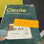 Engine Crankshaft Main Bearing Set Clevite MS-704P. Fixed Price $30.00.