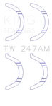 King Engine Bearings 247AM Thrust Washer Set For Mitsubishi 6G72, 6G72T. Fixed Price $30.37.
