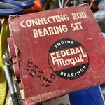 Ford V8 239-255 49-53 Federal Mogul Rod Bearings 1505CAA. X8. Fixed Price $100.00.
