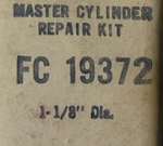 Vintage Wagner Master Cylinder Repair Kit Fits Plymouth Dodge 1961 (FC19372). Fixed Price $15.00.