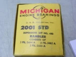 Michigan 2001 Std Main Bearing Set Nos - Manual Verification Required. Fixed Price $82.95.