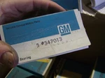 Genuine Gm Acdelco 347013 Bearing. Fixed Price $17.99.