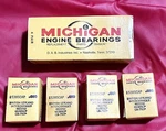 Michigan Engine Connecting Rod Bearings, 5385CAP. .010, Nos, Mgb 1.8L, 4 Main. Fixed Price $165.00.