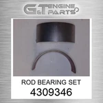 4309346 Rod Bearing Set Fits Cummins (surplus Open Box). Fixed Price $86.62.