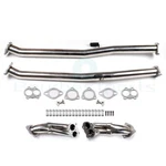 Stainless Steel Exhaust Pipe For Nissan 300ZX Turbo 3.0L Z32 VG30DETT 90-96. Fixed Price $88.39.