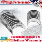 Main & Rod Bearing Kit +0.5MM Oversize For 06-16 Kia Optima Hyundai Sonata 2.4L. Fixed Price $25.88.