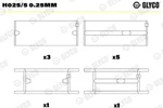 Glyco H025/5 0.25MM Crankshaft Bearings For,aro,audi,audi (faw),seat,vw,vw (svw. Fixed Price $57.82.