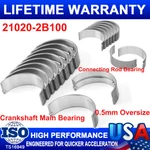 New Connecting Rod & Main Bearings For Hyundai Kia 1.6L 0.5MM Oversize 2013-2020. Fixed Price $17.99.