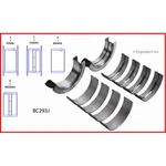 Enginetech Crankshaft Main Bearing Set BC293J010; .010". Fixed Price $65.88.