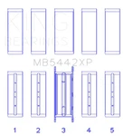 King Engine MB5442XP.026 Main Set Ford/mazda L3, L3-VDT Mzr. Fixed Price $116.02.