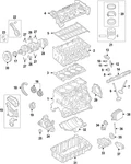 Genuine Volkswagen Bearing 04E-105-701-K-ROT. Fixed Price $29.78.