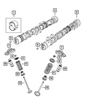Genuine Mopar Camshaft Bearing 5047596AB. Fixed Price $15.75.