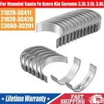 For Hyundai Santa Fe Azera Kia Sorento 3.3L 3.5L 3.8L Main And Rod Bearings Set. Fixed Price $28.49.
