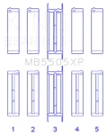 King Engine MB5505XP Stdx Crankshaft Main Set. Fixed Price $77.99.