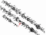 New Mercedes-benz W177 Axial Needle Rlr Bearing A0039816018. Fixed Price $40.51.