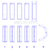 King Engine KNGMB5353XPC026 Main Set Ford 281 46L Sohc 16V. Fixed Price $298.89.