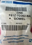 Bearing F81Z7D362BA Ford Dowel. Fixed Price $46.75.