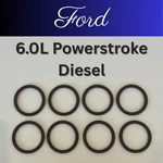 2003 2010 6.0L Powerstroke Diesel High Pressure Oil Rail Ball Tube 8 O-rings. Fixed Price $16.99.