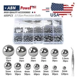 600 Pcs Metric Precision Steel Bearing Balls, Assorted Stainless Loose Bic. Fixed Price $13.99.